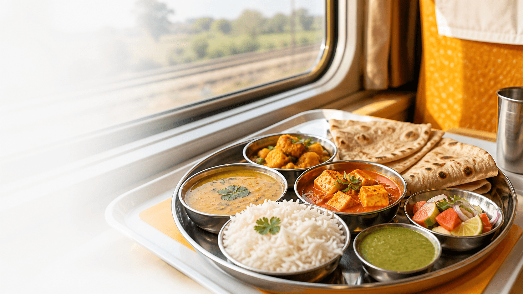 Fresh meals for your train journey Fresh meals for your train journey